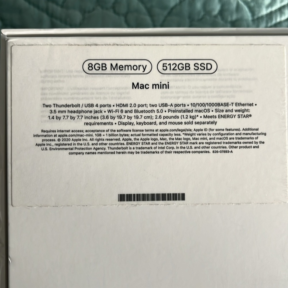 Mac mini M1 8GB Memory 512GB SSD - Picture 6 of 8